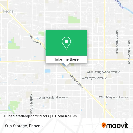Sun Storage map
