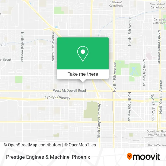 Prestige Engines & Machine map