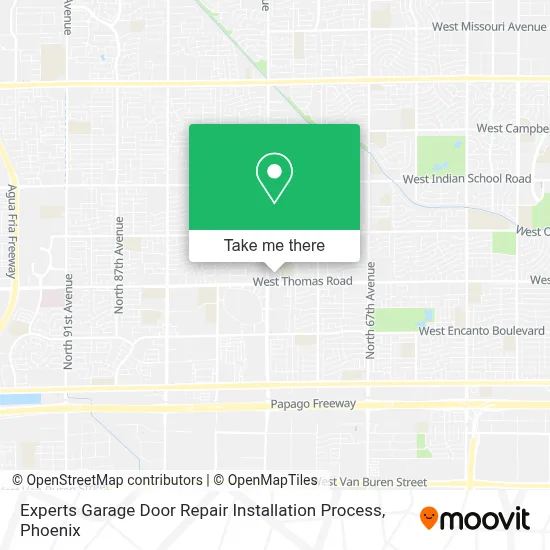 Experts Garage Door Repair Installation Process map