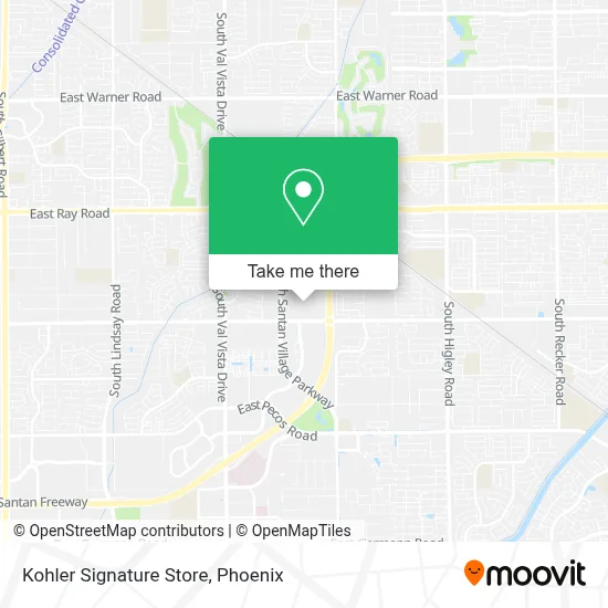 Kohler Signature Store map