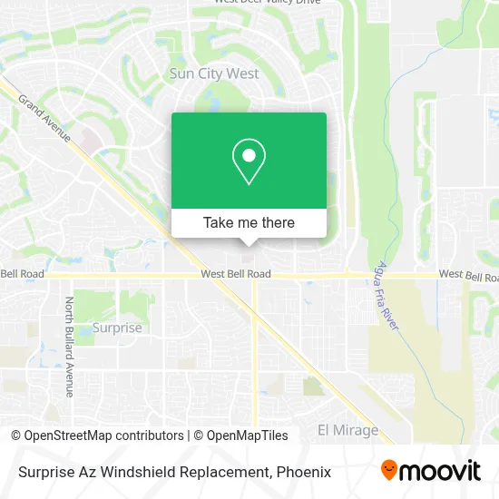 Surprise Az Windshield Replacement map