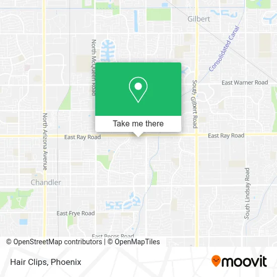 Hair Clips map