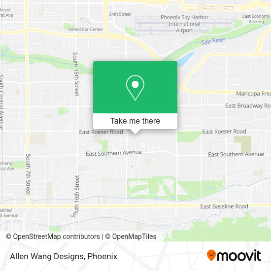 Allen Wang Designs map