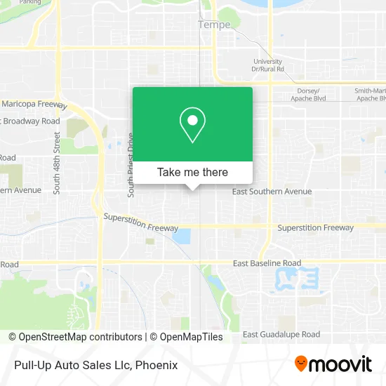 Pull-Up Auto Sales Llc map