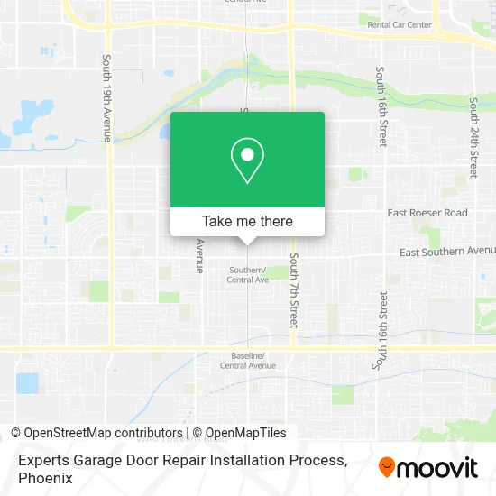 Experts Garage Door Repair Installation Process map