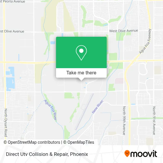 Direct Utv Collision & Repair map
