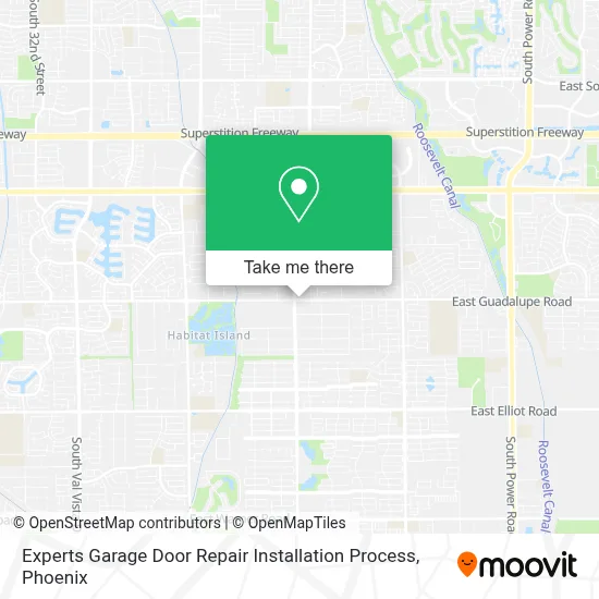 Experts Garage Door Repair Installation Process map