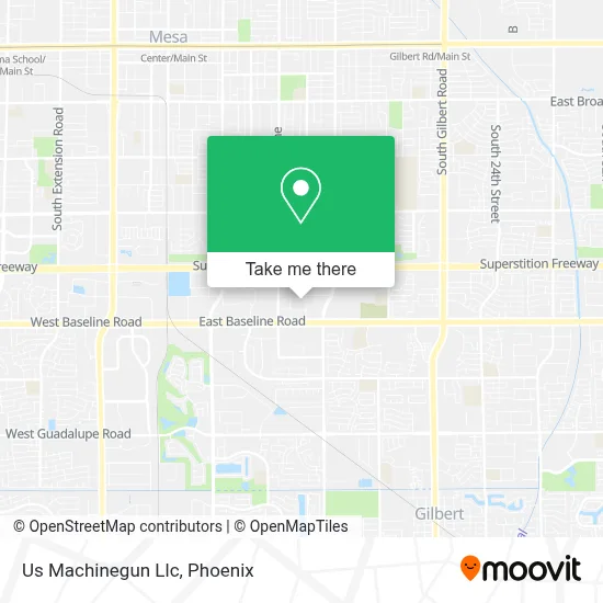 Us Machinegun Llc map