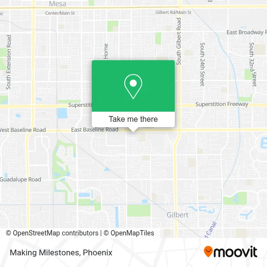 Making Milestones map