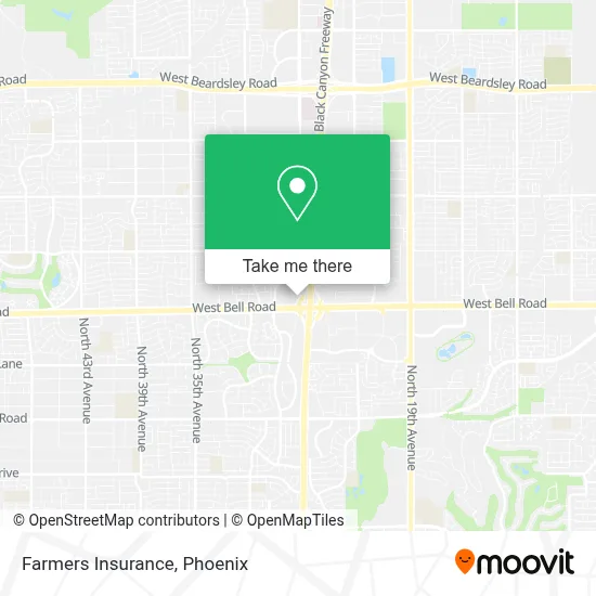 Farmers Insurance map