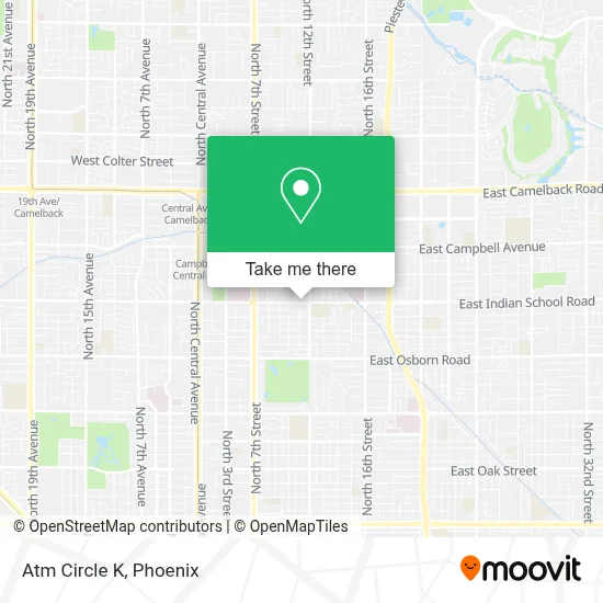 Atm Circle K map