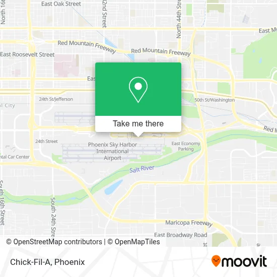 Chick-Fil-A map