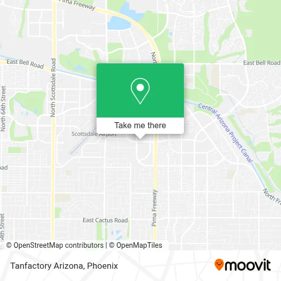 Tanfactory Arizona map