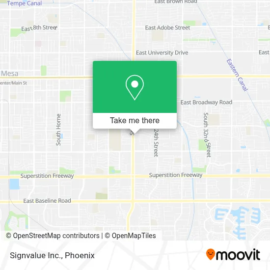 Signvalue Inc. map