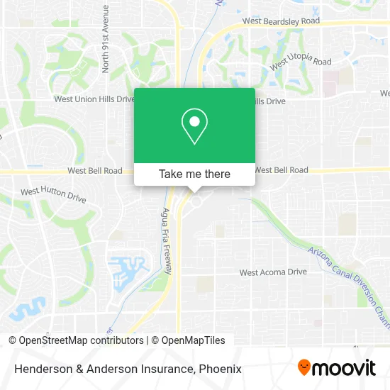 Henderson & Anderson Insurance map