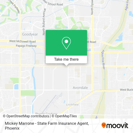 Mickey Marrone - State Farm Insurance Agent map