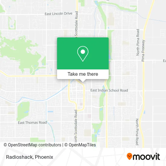 Radioshack map