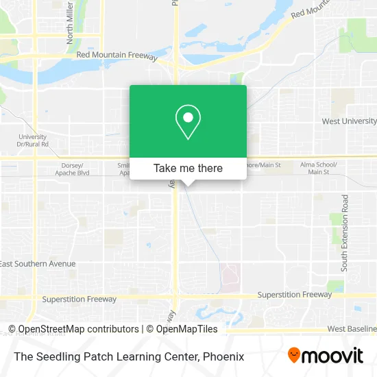 The Seedling Patch Learning Center map