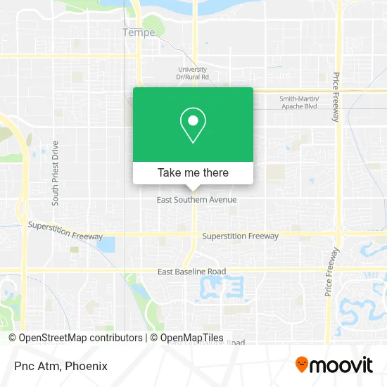 Pnc Atm map