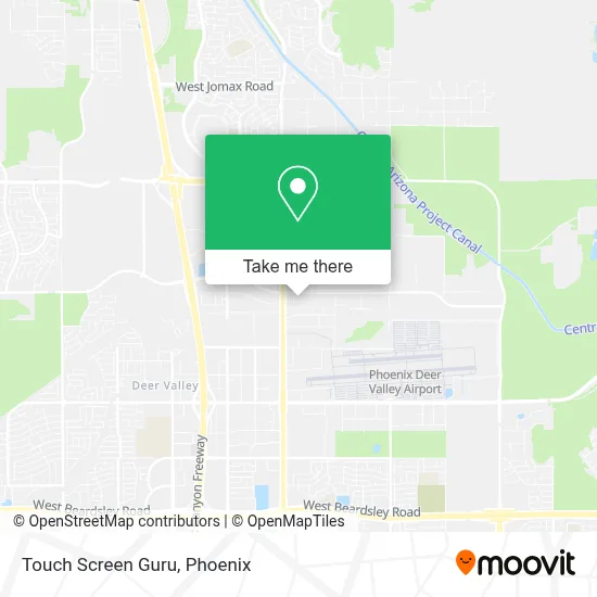 Touch Screen Guru map