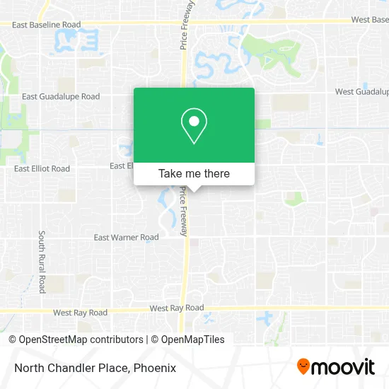 North Chandler Place map