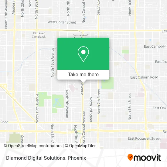 Diamond Digital Solutions map