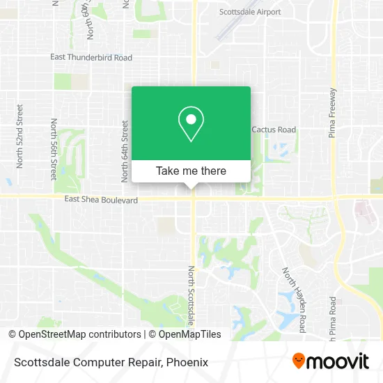 Scottsdale Computer Repair map