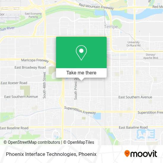 Phoenix Interface Technologies map
