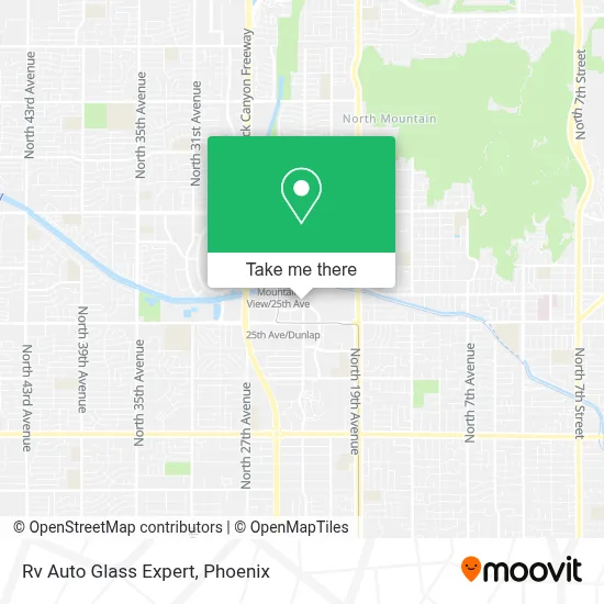 Rv Auto Glass Expert map