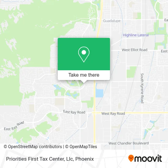 Priorities First Tax Center, Llc map