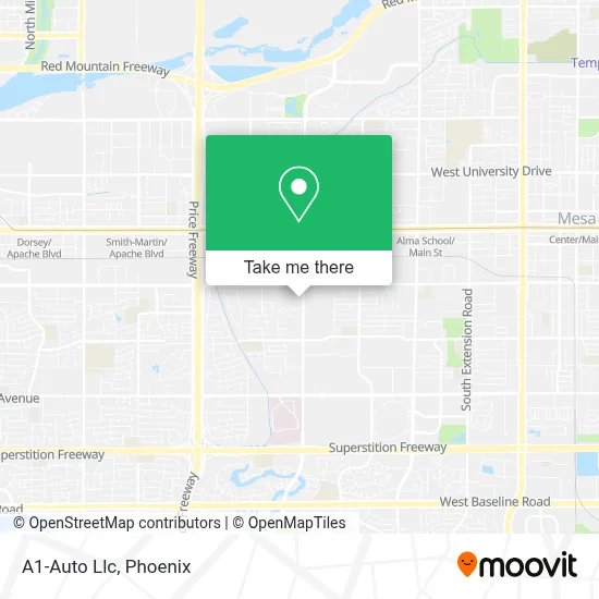 A1-Auto Llc map