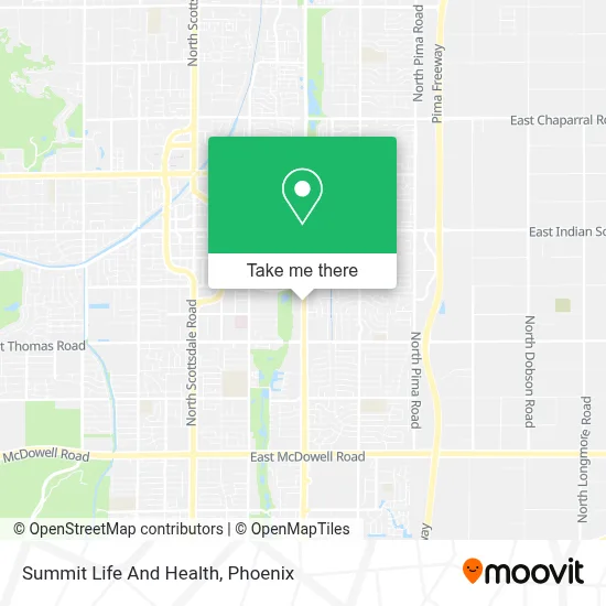 Summit Life And Health map