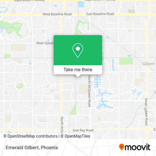 Emerald Gilbert map
