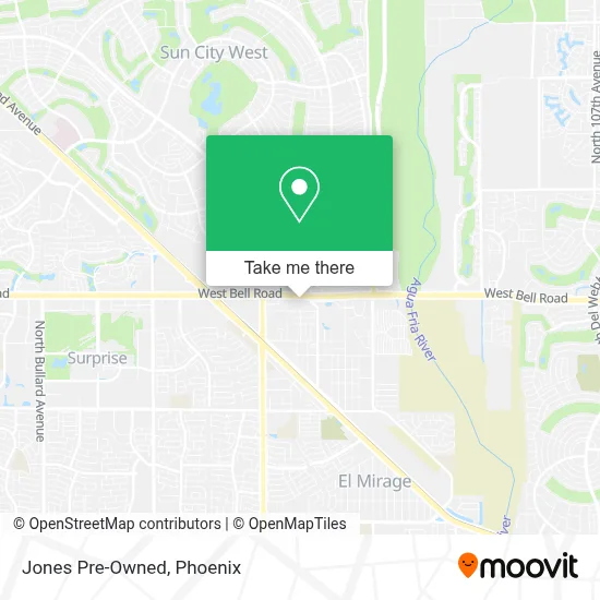 Jones Pre-Owned map