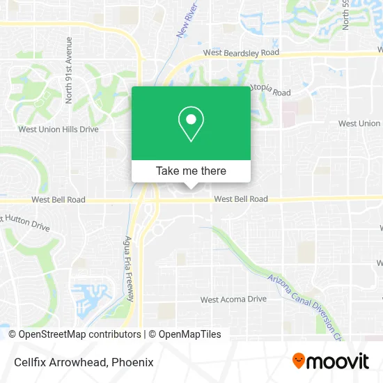 Cellfix Arrowhead map