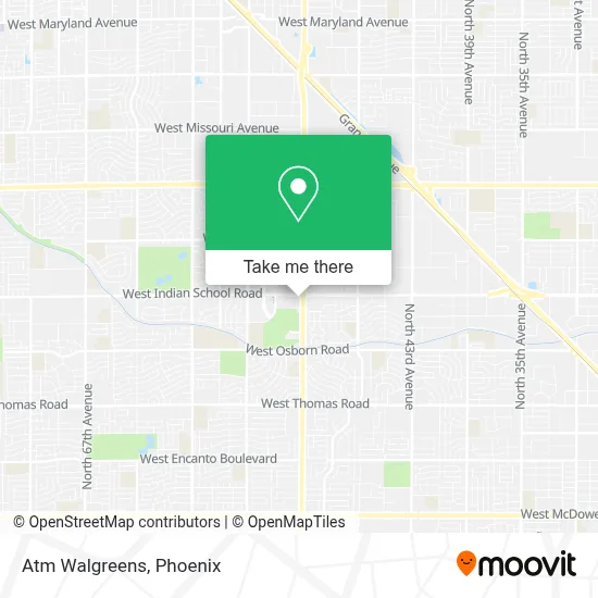 Atm Walgreens map