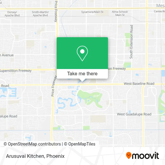 Arusuvai Kitchen map