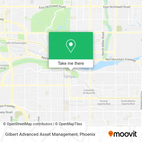 Gilbert Advanced Asset Management map