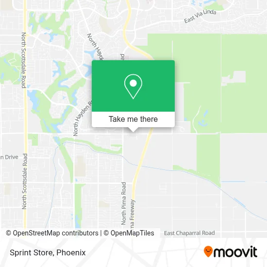 Sprint Store map