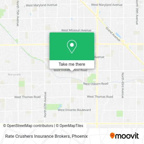 Rate Crushers Insurance Brokers map