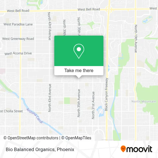 Bio Balanced Organics map