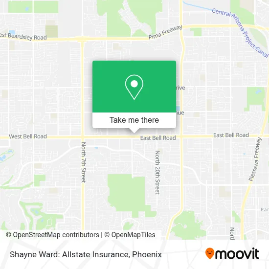 Shayne Ward: Allstate Insurance map
