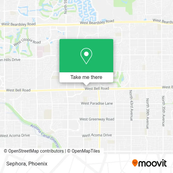 Sephora map