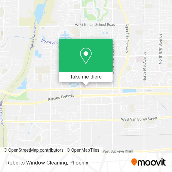 Roberts Window Cleaning map
