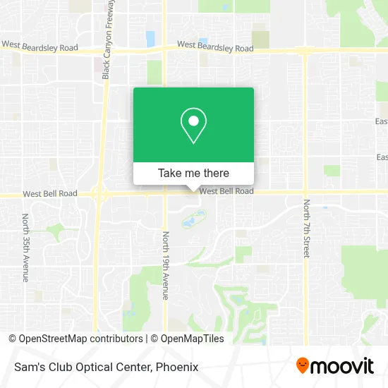 Sam's Club Optical Center map