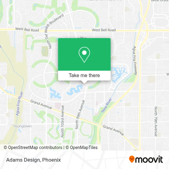 Adams Design map