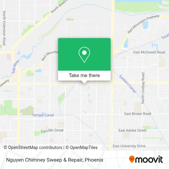 Nguyen Chimney Sweep & Repair map