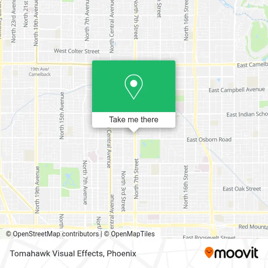 Tomahawk Visual Effects map