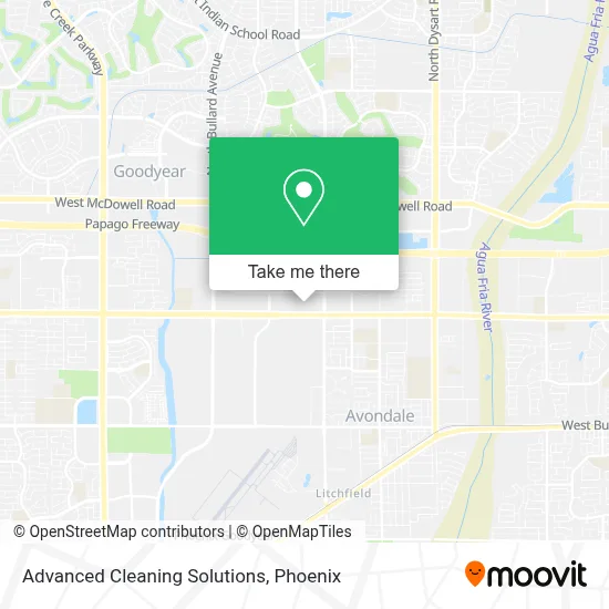 Advanced Cleaning Solutions map