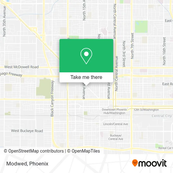 Modwed map